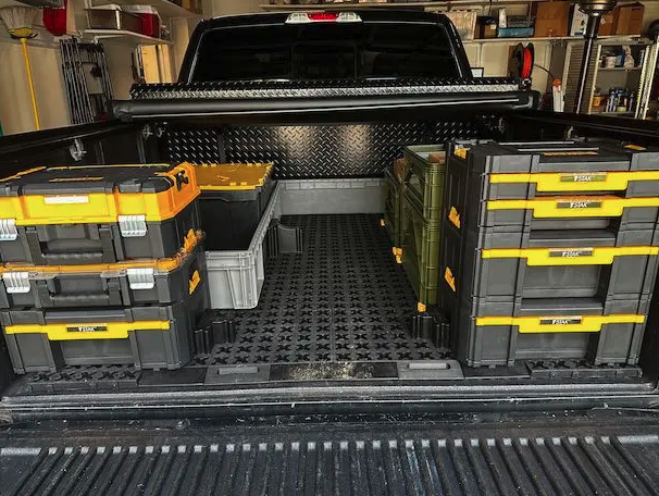 Level Up Your F-150 Tool Arrangement with Tmat and DeWalt TSTAK