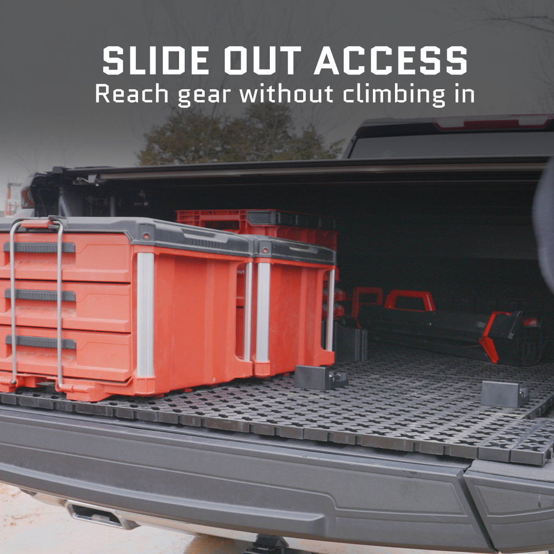 Tmat Truck Bed Organizer Slide Out Mat | GMC Canyon Short Bed