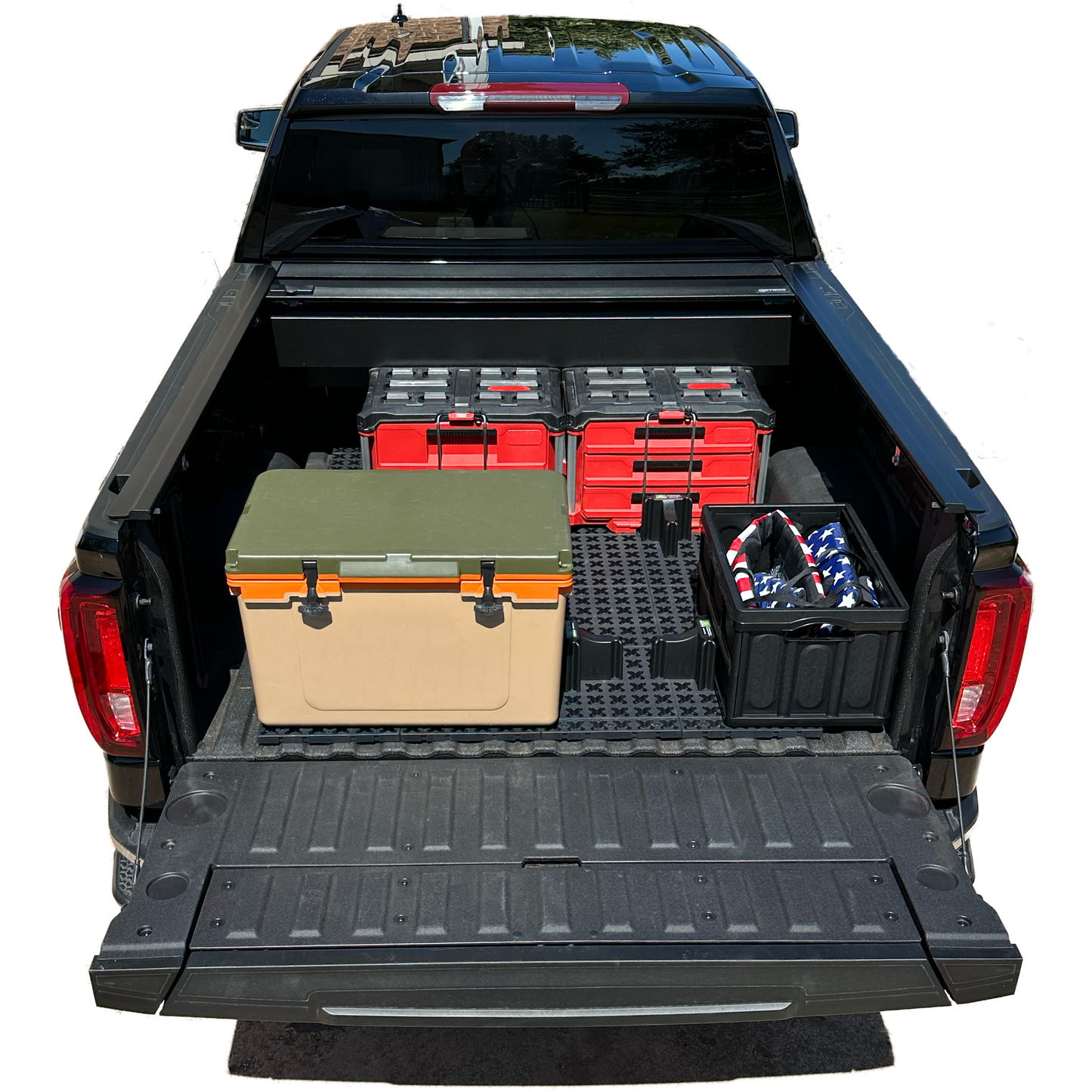 Tmat Truck Bed Organizer Slide Out Mat | Ford F250/F350 Standard Bed
