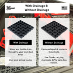 12" x 2" Tmat Interlocking Non-Draining Strips - Four Connectors (Set of 2)