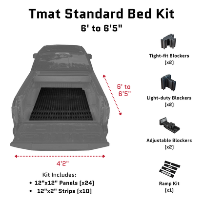 Tmat Truck Bed Organizer Slide Out Mat | Tesla Cybertruck
