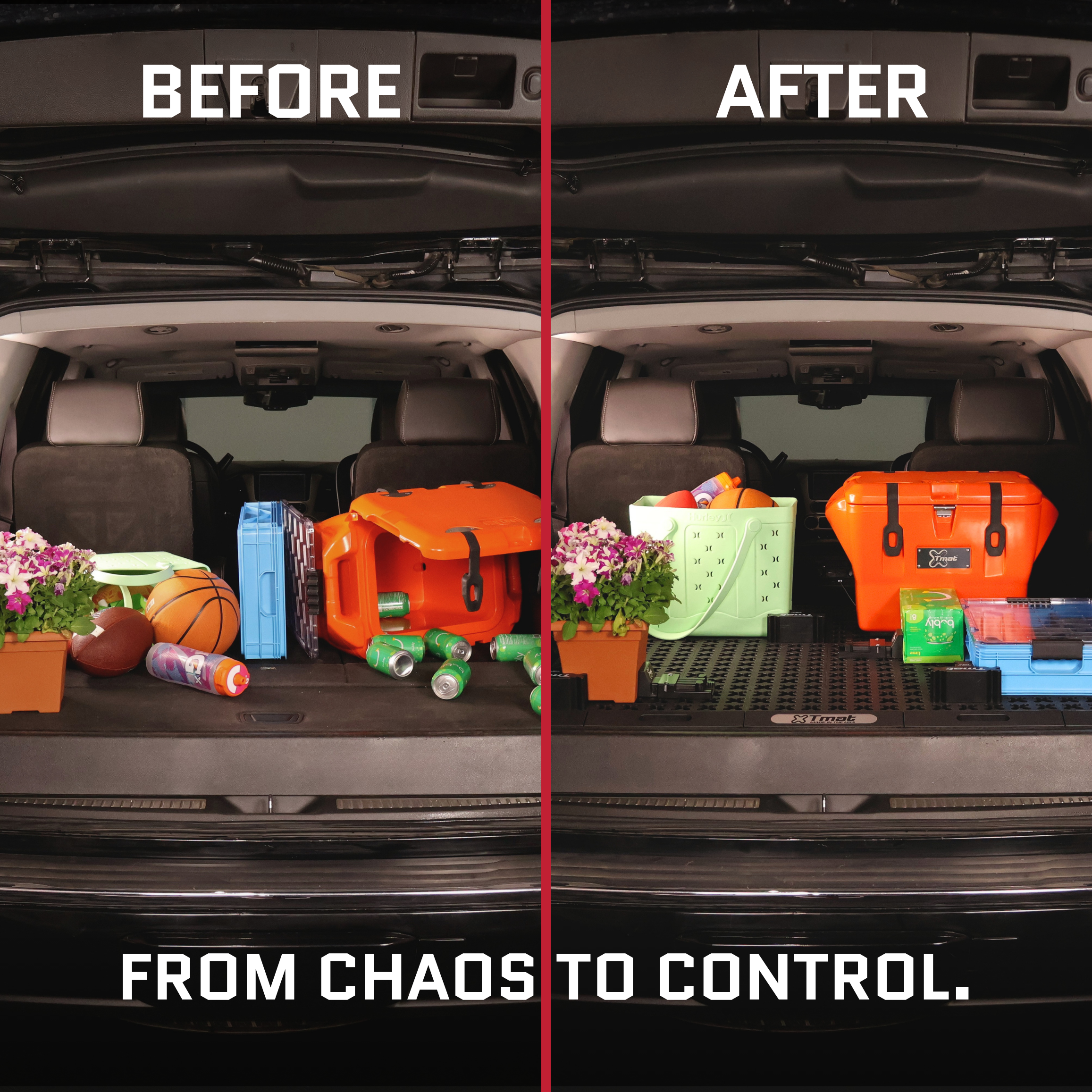 Tmat SUV Cargo Organizer | Hyundai Tucson (Tailgate to 2nd Row)
